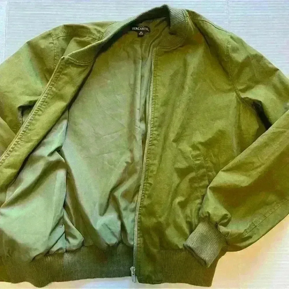 J Crew Mercantile Olive Green Cotton Jacket Size XS - Picture 6 of 7